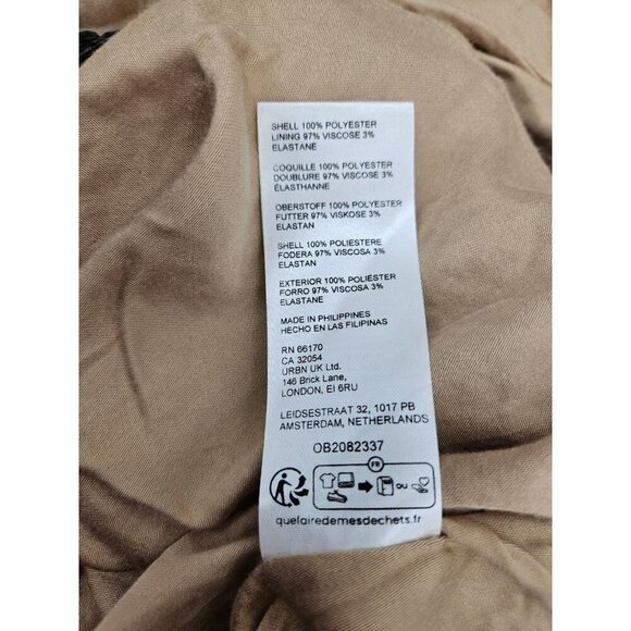 New Maeve One Shoulder Gold Sequin Mini Dress Womens 4 Body Con - Picture 10 of 10